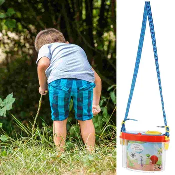 1 Комплект Детска уличен инструмент за събиране на насекоми, Кутия за наблюдение, Лупа