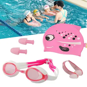 1 Комплект плувни очила, Удобни в чорап, Регулируема Каса с Висока разделителна способност, Устойчив, Анти-лягушачий, Силикон набор от очила за плуване