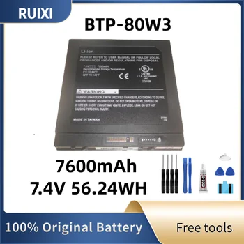 100% RUIXI Оригинална Батерия за Лаптоп, BTP-80W3 За Xplore iX104 iX104C2 iX104C2D IX104C3 Tablet PC BTP-87W3 909T2021F 11-01019 7,4 В