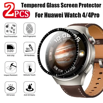 2 бр. Закалено стъкло за Huawei Watch 4 pro Аксесоари за умен часа Защитен екран Протектор за Huawei Watch4 4 pro Стъкло