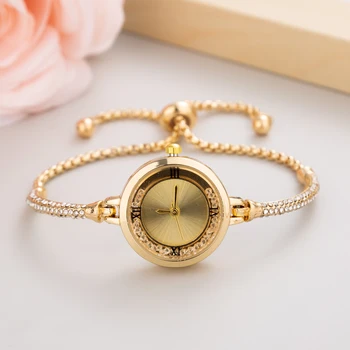 2023, Сладък дамски часовници със стоманена гривната, Кварцов Луксозни модерен часовник с малък циферблат, Популярни ръчен часовник, Дамски Елегантни