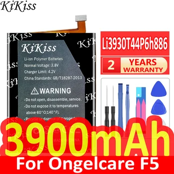 3900 mah KiKiss Мощна Батерия Li3930T44P6h886334 За Батерии на мобилни телефони Ongelcare F5