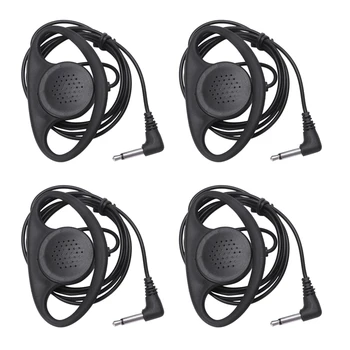 4X Моно слушалки Слушалки Слушалки, двоен жак 3,5 мм за преносими КОМПЮТРИ Skype Voip ICQ