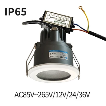 IP65 точка осветление за водоустойчиви кухня, баня led тавана лампа от 3 W 5 W IP66 IP67 външен лампа за вграждане AC220v DC12V