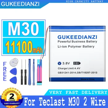 Батерия GUKEEDIANZI M 30 капацитет 11100 ма за tablet PC Teclast M30 Голяма мощност Bateria