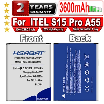Батерия HSABAT 3600 mah BL-29BI за ITEL S15 A55 Pro/A55 LTE L6003P