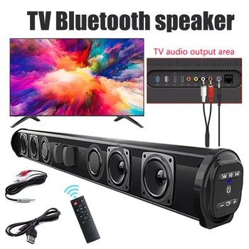 Безжична Bluetooth Високоговорител Аудио Дълга Летва Sound Blaster Tv Echo Монтиране на високоговорител, свързан към компютърен проектор за възпроизвеждане от USB