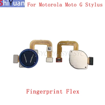 Бутон Сензор за пръстови отпечатъци Гъвкав Кабел Лента За Motorola Moto G Stylus G Pro XT2043 Резервни Части За Сензорния Датчик Бутон за включване XT2043