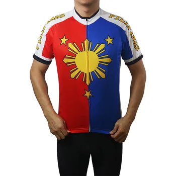 Велосипедна майк Philipinas, Риза с Флага на Филипините, Велосипедна облекло Philipino, Пътна облекло МТБ, Спорт, Лятна писта, Мотокрос