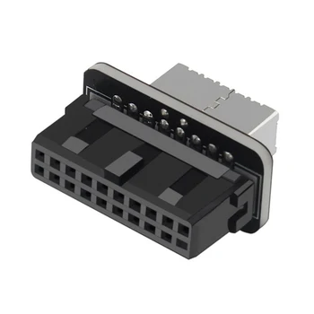 Вътрешен конектор USB 3.0 с USB Type C, предни адаптер Type E, конвертор 19P/20P