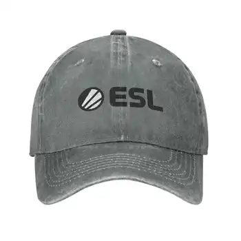 Графична Дънкови и Ежедневни шапка с логото на ESL, Вязаная капачка, бейзболна шапка