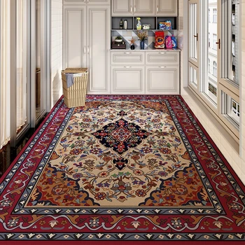 Европейският Персийски килим Хол Хотелски Килим, Спалня, Диван масичка за кафе Подложка за краката на Мат Етаж на кабинета на Врата на мат Дворец Мек Килим
