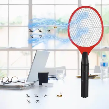 Електрическа Ракета от комари Ръчни Електрически Книга мухи и насекоми Ракета от насекоми-прилепи за спални