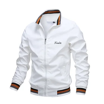 Есенното яке за голф американската марка, мъжки дрехи, ежедневни, спортно яке за голф, Мода пролет ветрозащитная мъжки яке за голф