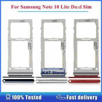 За Samsung Galaxy Note 10 Lite Слот за SIM-карти, тава за две сим-карти с выталкивающим щифт, резервни части за инструменти
