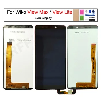 За Wiko View Max/View Lite Екран LCD дисплей W_P200 С Рамка Сензорен екран Дигитайзер, Монтаж на тъчпад Ремонт телефон