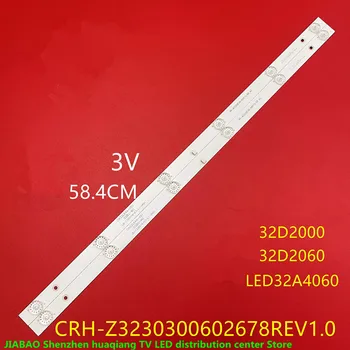 За телевизора Changhong 32M1 light strip 32D3700I light strip Changhong 32D2000 LB-C320X16-E3-B-XRD1 58,4 см 3V 6LED 100% чисто нов 