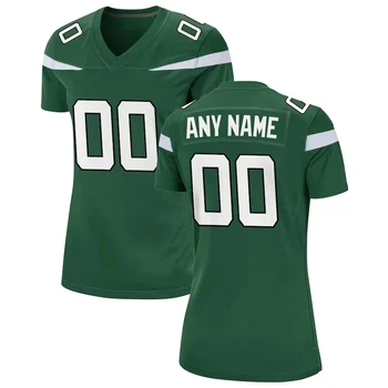 Изработена по поръчка Ню Йорк футболна Риза С бродерия на американския футбол, трябва да име/номер, Всички размери, Мъжки/Детски тениски, Потници 2023, Новост