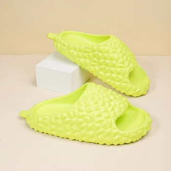 Лято 2023, Модни Дамски чехли от Дуриана, Меки домашни чехли на платформа на Ева, Дамски Модни Улични Плажни сандали