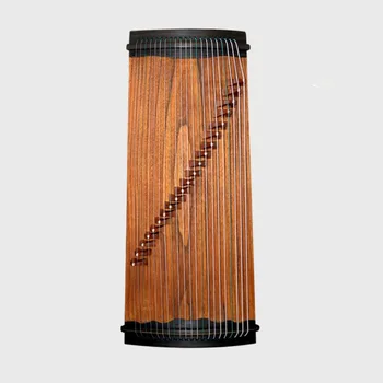Мини Преносим Guzheng 21 Струна Ръчно Изработени От Дърво Guqin Един Старт На Цитра Традиционните Китайските Струнни Музикални Инструменти Идея За Подарък