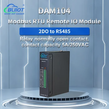 Модул за дистанционно управление /релейного излизане с рельсовой да инсталирате DAM104 за събиране на данни RTU