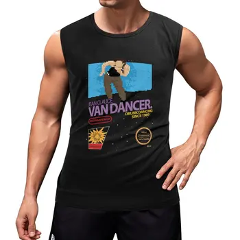 Нов Жан-Клод Ван Танцьор, майк, мъжки t-shirt, без ръкави, мъжки памучен тениска
