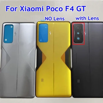 Ново стъкло за Xiaomi POCO F4 GT 5G Задния капак на отделението за батерията за Poco f4 gt делото Подмяна на корпуса на задния панел
