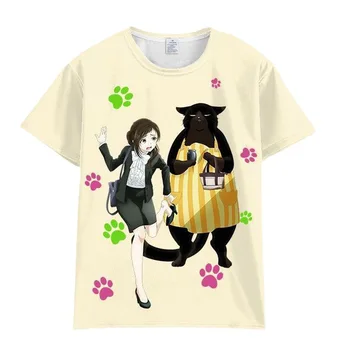 Новост, тениска The Masterful Cat Is Depressed Again Today, мъжка тениска за cosplay, терилен, летни детски тениски с 3D принтом