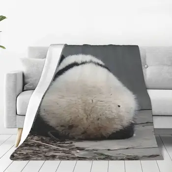 Одеяло с животни под формата на панда Хуахуа, леки, дишащи всесезонни удобни одеала за дома спални