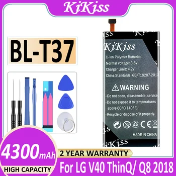 Оригинална Батерия KiKiss BL-T37 4300 mah за LG V40 ThinQ Q710 Q8 2018 Версия Q815L Bateria