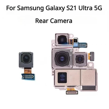 Оригиналната Задна Предна Камера За Samsung Galaxy S21 Ultra 5G G998B G998U Предна Селфи Задната част на Задната Камера Модул на Резервни Части