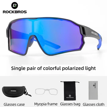 Официални Колоездене, Поляризирани очила ROCKBROS МТБ Bike Поляризирани Слънчеви очила Eyewear Велосипедни Очила зареден очила Eyewear