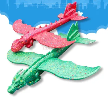 Пенопластовый самолет, ръчно щурм, детски играчки, количеството, нов модел самолет под формата на динозавър, движение на родители и деца