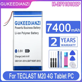 Преносимото батерия GUKEEDIANZI H-27118180P 7400 ма за батериите tablet PC TECLAST M20 4G