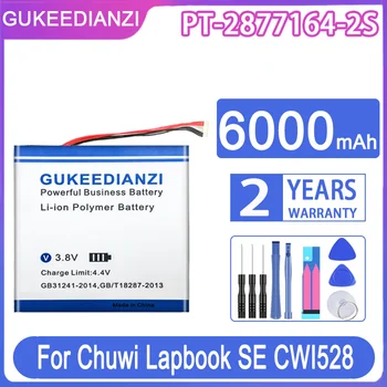 Преносимото батерия GUKEEDIANZI PT-2877164-2S (CWI547 10 PIN) 6000 mah за Chuwi SE CWI528 CWI547 13,3 34160192P 10 PIN 7 линии