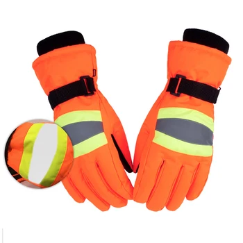Работни Антистатични здрави ръкавици, минерални дебели ръкавици, Непромокаеми зимни светлоотразителни ръкавици, улични мразоустойчив, работни ръкавици