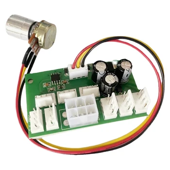Регулатор на вентилатора DC12V 3/4-жилен Модул за контрол на скоростта на въртене на вентилатора с PWM висока мощност в режим на готовност 0,015 И 25 khz за вентилатора на процесора на PC