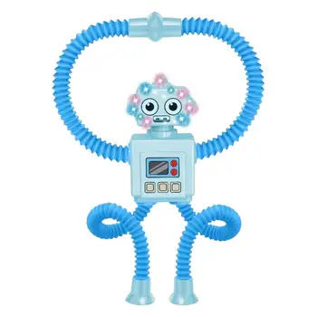 Телескопична играчка на присоске, променящ формата, Телескопична тръба, играчки-неспокойни, сензорни играчки, обучение роботика, Поп-тръба
