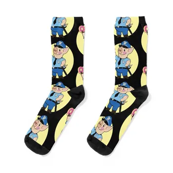 Чорапи с прожектором Police Pig Компресия чорапи Дамски чорапи с принтом